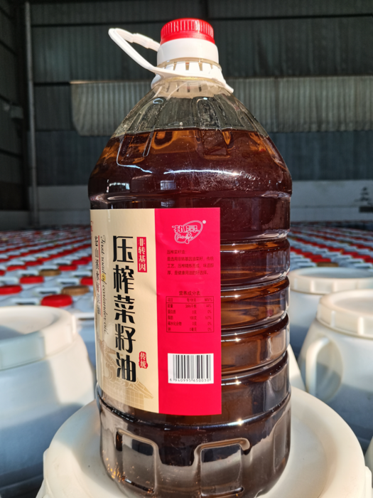 压榨菜籽油5L/桶